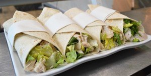 Chicken Caesar Salad Wrap