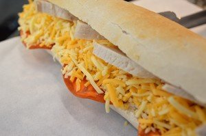 Chicken, Cheese and Manx Chorizo Panini