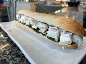 Goats Cheese & Red Onion Chutney Panini