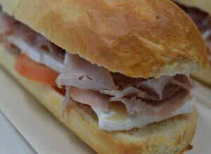 Honey Roast Ham, Brie & Tomato Panini