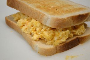 Scrambled Eggs on Toast