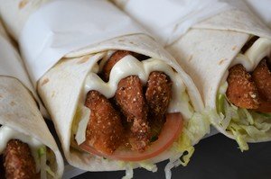 Southern Fried Chicken Wrap